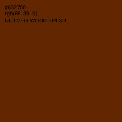 #632700 - Nutmeg Wood Finish Color Image